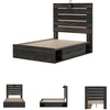 image:imageSignature Design by Ashley Drystan Twin Panel Bed with Light Rustic BrownFull