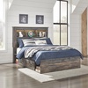 image:imageSignature Design by Ashley Drystan Twin Panel Bed with Light Rustic BrownFull