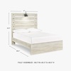 image:imageSignature Design by Ashley Drystan Twin Panel Bed with Light Rustic BrownFull