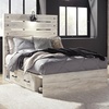image:imageSignature Design by Ashley Drystan Twin Panel Bed with Light Rustic BrownFull