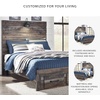 image:imageSignature Design by Ashley Drystan Twin Panel Bed with Light Rustic BrownFull