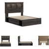 image:imageSignature Design by Ashley Drystan Twin Panel Bed with Light Rustic BrownFull