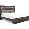 image:imageSignature Design by Ashley Drystan Twin Panel Bed with Light Rustic BrownKing
