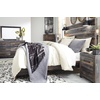 image:imageSignature Design by Ashley Drystan Twin Panel Bed with Light Rustic BrownKing