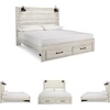 image:imageSignature Design by Ashley Drystan Twin Panel Bed with Light Rustic BrownKing