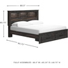 image:imageSignature Design by Ashley Drystan Twin Panel Bed with Light Rustic BrownKing