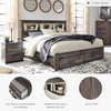 image:imageSignature Design by Ashley Drystan Twin Panel Bed with Light Rustic BrownKing