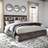 image:imageSignature Design by Ashley Drystan Twin Panel Bed with Light Rustic BrownKing