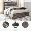 image:imageSignature Design by Ashley Drystan Twin Panel Bed with Light Rustic BrownKing
