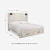 image:imageSignature Design by Ashley Drystan Twin Panel Bed with Light Rustic BrownKing