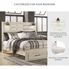 image:imageSignature Design by Ashley Drystan Twin Panel Bed with Light Rustic BrownKing