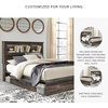 image:imageSignature Design by Ashley Drystan Twin Panel Bed with Light Rustic BrownQueen