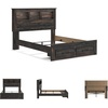 image:imageSignature Design by Ashley Drystan Twin Panel Bed with Light Rustic BrownQueen