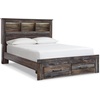 image:imageSignature Design by Ashley Drystan Twin Panel Bed with Light Rustic BrownQueen
