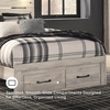 image:imageSignature Design by Ashley Drystan Twin Panel Bed with Light Rustic BrownQueen