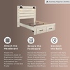image:imageSignature Design by Ashley Drystan Twin Panel Bed with Light Rustic BrownQueen