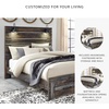 image:imageSignature Design by Ashley Drystan Twin Panel Bed with Light Rustic BrownQueen