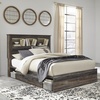 image:imageSignature Design by Ashley Drystan Twin Panel Bed with Light Rustic BrownQueen