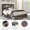 image:imageSignature Design by Ashley Drystan Twin Panel Bed with Light Rustic BrownQueen