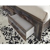 image:imageSignature Design by Ashley Drystan Twin Panel Bed with Light Rustic BrownQueen
