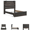 image:imageSignature Design by Ashley Drystan Twin Panel Bed with Light Rustic BrownQueen