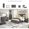 image:imageSignature Design by Ashley Drystan Twin Panel Bed with Light Rustic BrownQueen