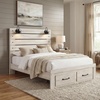 image:imageSignature Design by Ashley Drystan Twin Panel Bed with Light Rustic BrownQueen