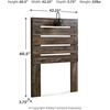 image:imageSignature Design by Ashley Drystan Twin Panel Bed with Light Rustic BrownTwin
