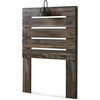 image:imageSignature Design by Ashley Drystan Twin Panel Bed with Light Rustic BrownTwin