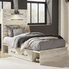 image:imageSignature Design by Ashley Drystan Twin Panel Bed with Light Rustic BrownTwin