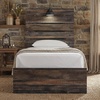 image:imageSignature Design by Ashley Drystan Twin Panel Bed with Light Rustic BrownTwin