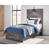 image:imageSignature Design by Ashley Drystan Twin Panel Bed with Light Rustic BrownTwin