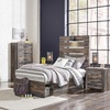 image:imageSignature Design by Ashley Drystan Twin Panel Bed with Light Rustic BrownTwin