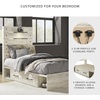 image:imageSignature Design by Ashley Drystan Twin Panel Bed with Light Rustic BrownTwin