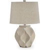 image:imageSignature Design by Ashley Edselham Table Lamp 25Inch Modern Cream