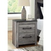 image:imageSignature Design by Ashley Engineered Wood 2 Drawer Nightstand WhiteGray Plank