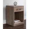 image:imageSignature Design by Ashley Finch 1 Drawer Nightstand Black Bedside TableBeige
