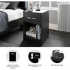 image:imageSignature Design by Ashley Finch 1 Drawer Nightstand Black Bedside TableBlack
