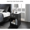 image:imageSignature Design by Ashley Finch 1 Drawer Nightstand Black Bedside TableBlack1