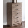 image:imageSignature Design by Ashley Finch 6Drawer Black Dresser Bedroom ChestBeige