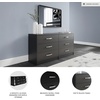 image:imageSignature Design by Ashley Finch 6Drawer Black Dresser Bedroom ChestBlack1