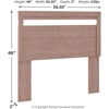 image:imageSignature Design by Ashley Flannia Modern Platform Headboard ONLY Full Grayish BrownBeige