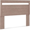 image:imageSignature Design by Ashley Flannia Modern Platform Headboard ONLY Full Grayish BrownBeige