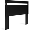 image:imageSignature Design by Ashley Flannia Modern Platform Headboard ONLY Full Grayish BrownBlack