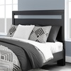 image:imageSignature Design by Ashley Flannia Modern Platform Headboard ONLY Full Grayish BrownBlack