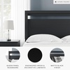 image:imageSignature Design by Ashley Flannia Modern Platform Headboard ONLY Full Grayish BrownBlack