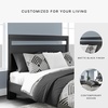 image:imageSignature Design by Ashley Flannia Modern Platform Headboard ONLY Full Grayish BrownBlack