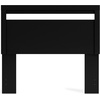 image:imageSignature Design by Ashley Flannia Modern Platform Headboard ONLY Full Grayish BrownBlack
