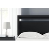 image:imageSignature Design by Ashley Flannia Modern Platform Headboard ONLY Full Grayish BrownBlack