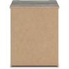 image:imageSignature Design by Ashley Frandern Rustic Nailhead 2Drawer Nightstand with USB Ports Dark Brown